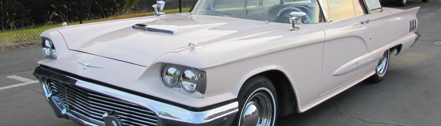 1960 Ford Thunderbird Coupe vorne links 1500x430